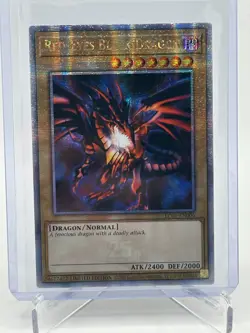 Red-Eyes Black Dragon Yugioh LC01-EN006 Quarter Century Secret Rare QCR NM - Image 1