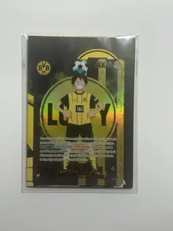 ONE PIECE x BVB Dortmund Promo Card ST13-003 Monkey D. Luffy Ruffy sealed TCG - Image 4