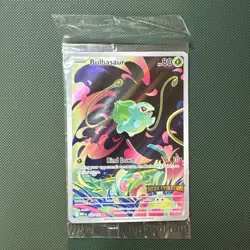 Bulbasaur 133/132 Me01: Mega Evolution Holo Promo SEALED Stamped - Pokemon TCG - Image 1