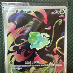 Bulbasaur 133/132 Me01: Mega Evolution Holo Promo SEALED Stamped - Pokemon TCG - Image 2