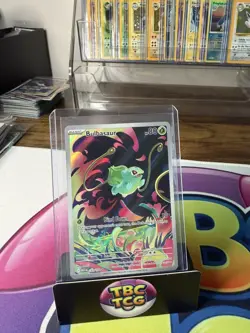 Pokemon Bulbasaur 133/132 Me01: Mega Evolution Illustration Rare Full Art Holo - Image 1