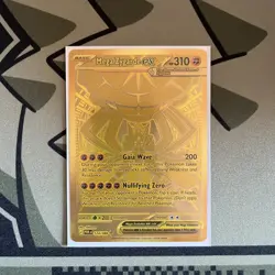 Mega Zygarde Ex 124/088 Perfect Order Pack Fresh NM/M Mega Hyper Rare Gold - Image 1