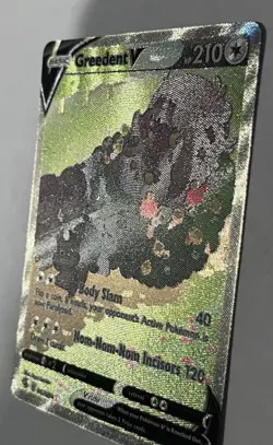 Pokemon TCG Greedent V Fusion Strike Holo Card 257/264 Full Art Ultra Rare NM - Image 5