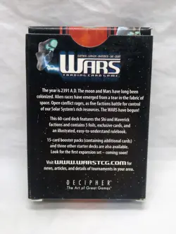 Wars Trading Card Game Suppression Starter Incursion Deck - Image 2