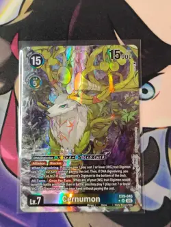 Digimon Card Game Cernumon (Alternate Art) EX9-045 SR Versus Monsters NM - Image 5