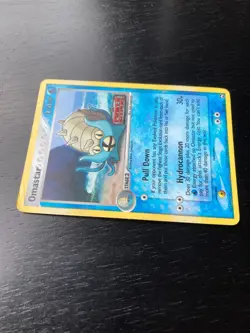 Pokemon Omastar 20/108 Revers Holo Ex Power Keepers Pokemon Card Stamped VG/MP - Image 4