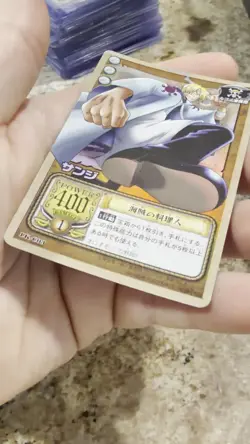 Sanji ONE PIECE Holo Carddass Trading Card Game TCG Anime Bandai Japan LK-C03 - Image 2