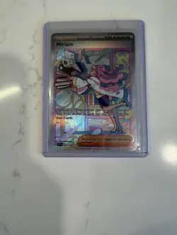 Pokemon Miriam Trainer Full Art Ultra Rare Holo Card Scarlet & Violet 251/198 - Image 1