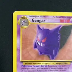 🔥 Gengar 20/62 Unlimited Non-Holo Rare LP | WTOC Fossil 1999 Pokemon Card - Image 4