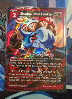 Braverse TCG Shadow Milk Cookie Run Card UR English BS9 - Image 1