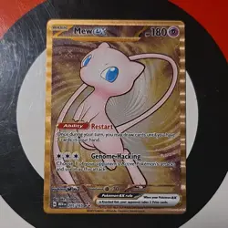 Pokemon Mew ex Ultra Rare Full Art 205/165 metal card! - Image 1