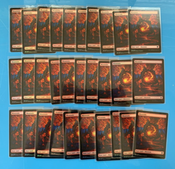 Dominaria United MOUNTAIN x30 mtg Full Art Foil lp or better I Combine Ship - Image 1