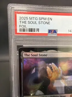 MTG Marvel's Spider-Man The Soul Stone Foil 0066 Mythic PSA 8 - Image 2