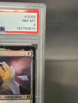 MTG Marvel's Spider-Man The Soul Stone Foil 0066 Mythic PSA 8 - Image 3