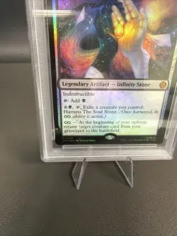 MTG Marvel's Spider-Man The Soul Stone Foil 0066 Mythic PSA 8 - Image 5