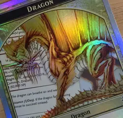 X 1 Dragon Token NM-M UST 016 MTG Magic The Gathering - Image 1