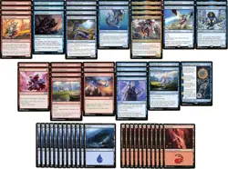Elite Red Blue Wizard Deck, Modern Legal, Custom Built, Magic The Gathering 60ct - Image 1