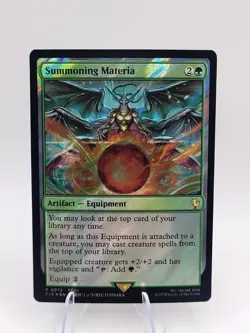 Summoning Materia (Surge Foil) Commander: Final Fantasy Foil - Image 1