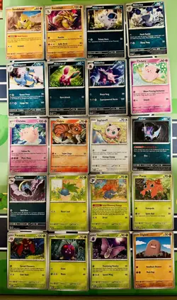 Pokemon 151 Complete Common/Uncommon Set 128 Cards. Beginner Master Set - Image 2