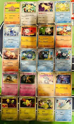Pokemon 151 Complete Common/Uncommon Set 128 Cards. Beginner Master Set - Image 3