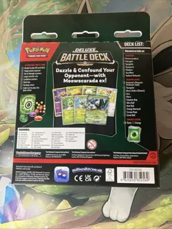 Pokemon TCG Deluxe Battle Deck - Meowscarada EX - Image 4
