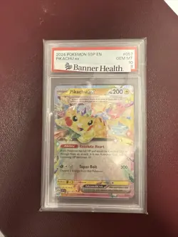 Pokemon Pikachu EX Surging Sparks #57/191 PSA 10 Gem Mint - Image 1