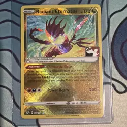 Radiant Eternatus Pokemon Prize Pack Series 3 Promo Pokemon Card NM - Image 1