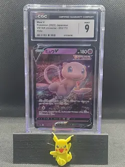 Mew V 053/172 VSTAR Universe Holo CGC 9 2022 Japanese Pokemon Card Slab - Image 1