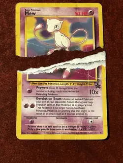 Pokemon TCG 1999 Mew Promo Rare Damaged #151 - Image 1