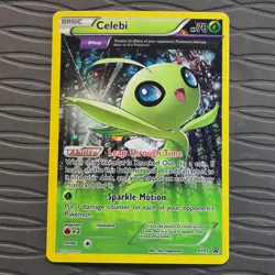 Pokemon Celebi XY93 Promo COSMOS Holo Full Art Pokemon Card NM - Image 1