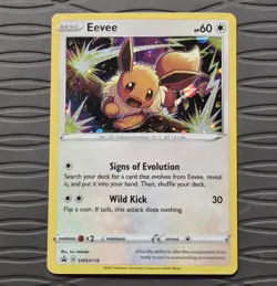 Eevee Cosmos Holo SWSH118 Black Star Promo Pokemon Card NM - Image 1