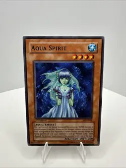 Yu-Gi-Oh TCG Aqua Spirit LON-068 1st Edition Regular Common Card Played LP - Image 1