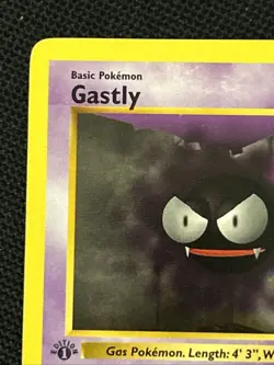 Pokemon Gastly 050/102 (1st Edition) (Shadowless) (NEVER PLAYED) *Near Mint* - Image 3
