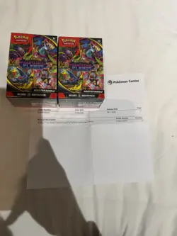 Phantasmal Flames Booster Bundle (6 packs) - SEALED *Pokemon Center* - 2 Boxes! - Image 1