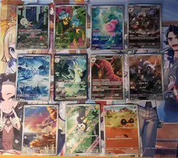Pokemon TCG Cards Lot of 11 Illustration Rares Black Bolt White Flare Serperior - Image 1