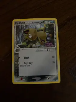 Pokemon Meowth (Delta Species) Holon Phantoms 71/110 Reverse Holo NM/LP - Image 3