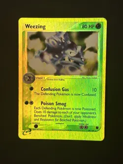 2003 Pokemon Weezing 24/109 Ruby and Sapphire Reverse Holo NM - Image 1
