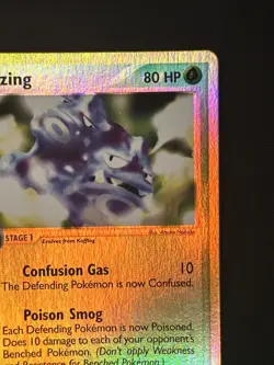 2003 Pokemon Weezing 24/109 Ruby and Sapphire Reverse Holo NM - Image 4