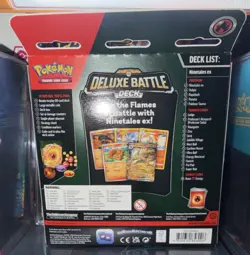 Pokemon Ninetales ex Deluxe Battle Deck SEALED 2024 Scarlet & Violet TCG - Image 2