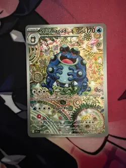 Pokemon TCG Seismitoad Illustration Rare Black Bolt 105/086 English - Image 1