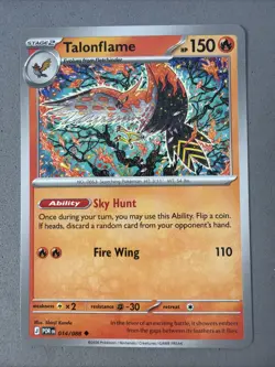 Pokemon TCG * Talonflame 14/088 Uncommon * Mega Evolution Perfect Order * NM - Image 1