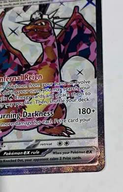 Pokemon TCG Charizard EX Black Star Full Art Holo Promo 56 NM English - Image 3