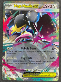 MEGA MAWILE EX 094/132 MEGA EVOLUTIONS POKEMON (DOUBLE RARE, NM+) - Image 1
