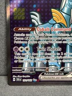 Iron Crown ex - 191/162 Temporal Forces Pokemon Full Art Double Rare Full Art NM - Image 2