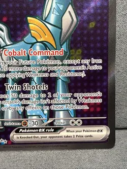 Iron Crown ex - 191/162 Temporal Forces Pokemon Full Art Double Rare Full Art NM - Image 3