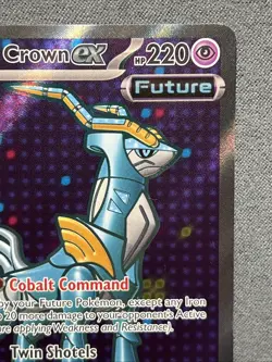 Iron Crown ex - 191/162 Temporal Forces Pokemon Full Art Double Rare Full Art NM - Image 4