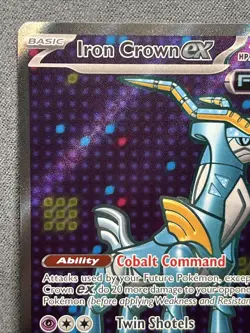 Iron Crown ex - 191/162 Temporal Forces Pokemon Full Art Double Rare Full Art NM - Image 5