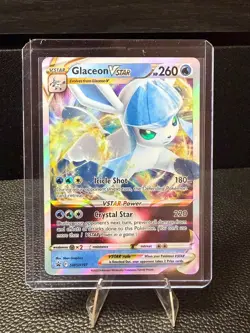 Glaceon VSTAR SWSH197 Promo SWSH Black Star Pokemon Near Mint - Image 1