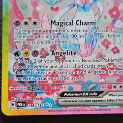 Pokemon Sylveon EX Sir 156/131 SV Prismatic Evolutions TCG Card NM/M Condition - Image 3