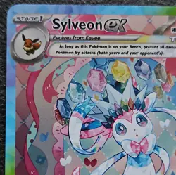 Pokemon Sylveon EX Sir 156/131 SV Prismatic Evolutions TCG Card NM/M Condition - Image 4